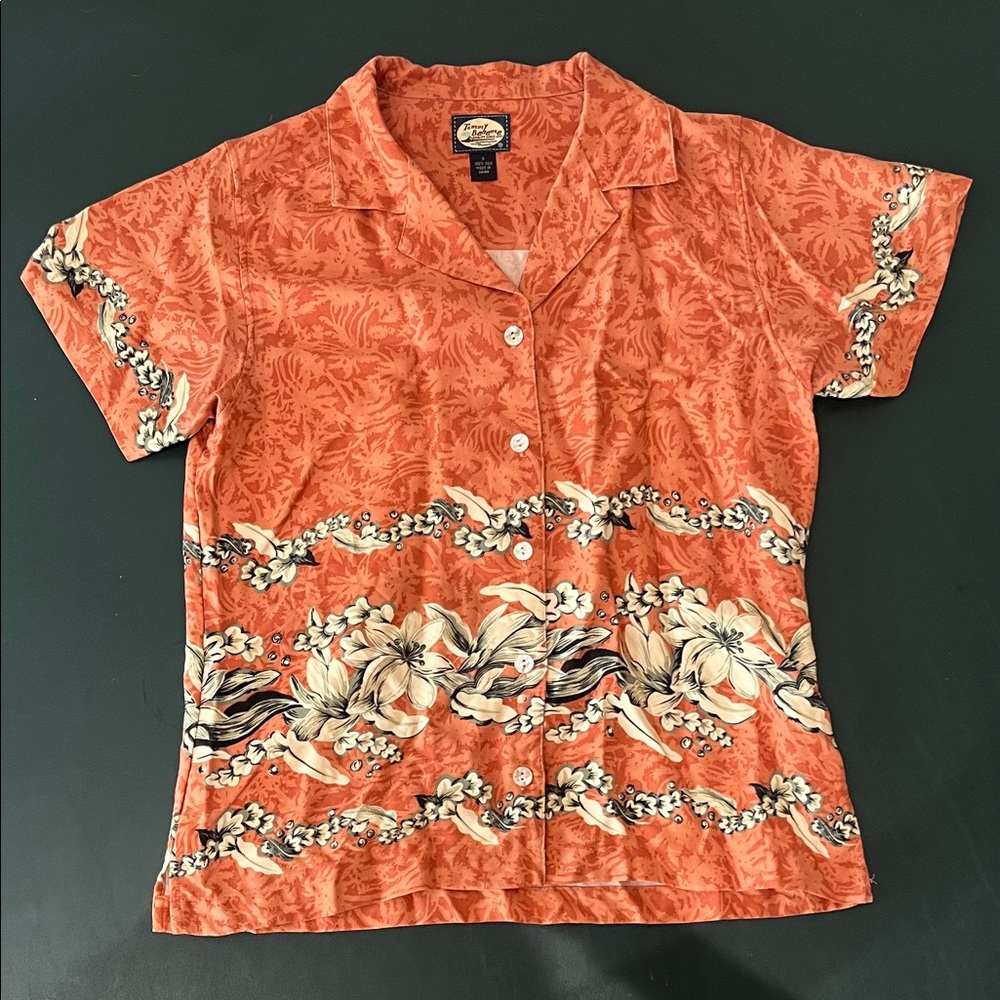 Tommy Bahama Coral Silk Shirt